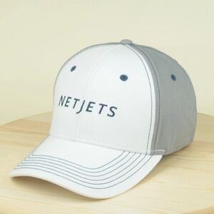 Netjets Five Panel Golf Hat Mens Adjustable